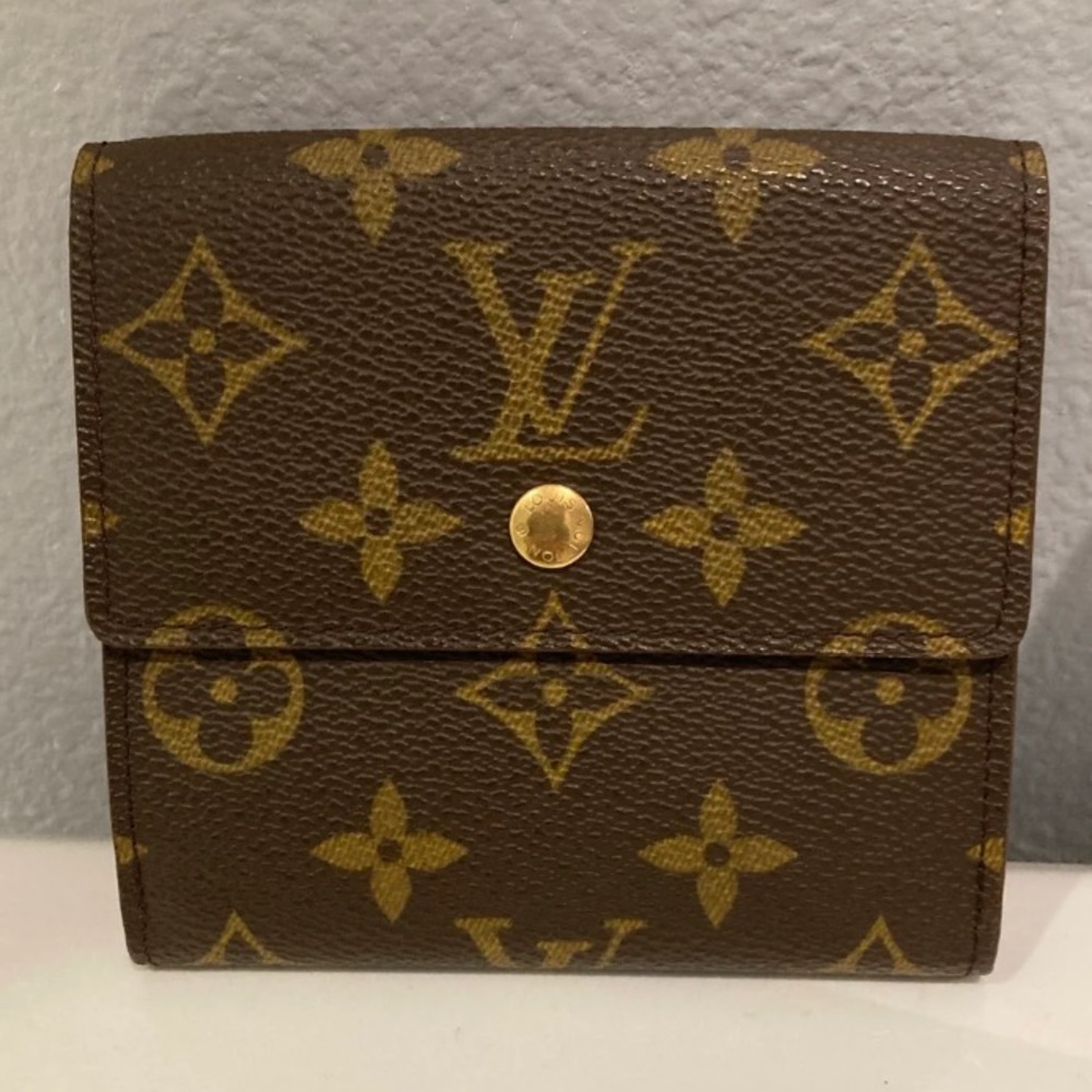 Louis Vuitton Monogram Portefeiulle Elise Trifold Wallet